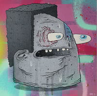 It's not fair your hair's so square Original Painting