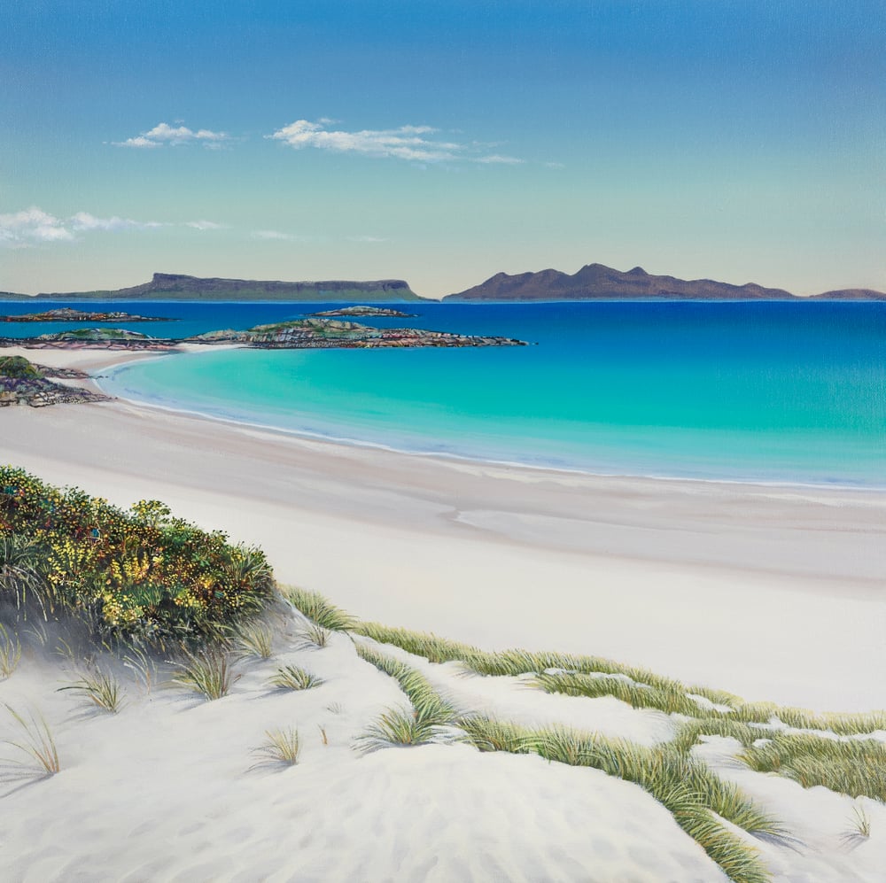 Image of Sandy toes Camusdarach giclee print 