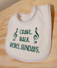 Rebel Sundays Baby Bib.