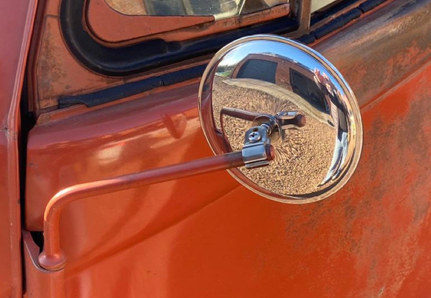 Image of Splitscreen Convex Mirror - Polished