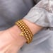 Image of Kugelarmbänder 3 - 4 - 6 mm gold