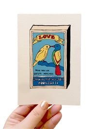 Image 1 of Matchbox Lovebirds Card