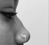 Cyclical Nose Cuff (925 Sterling Silver)