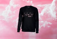 L/S LOGO SWEATSHIRT BLK-PINK