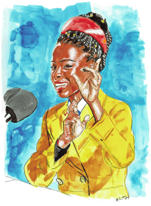 Image of Amanda Gorman Portrait Print