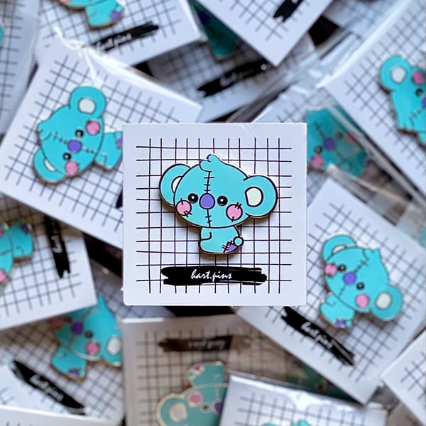 Image of Baby Koya Plushie Pin 