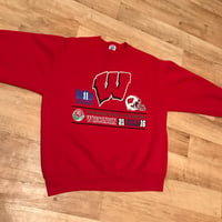 90s Wisconsin badgers  sweatshirt 