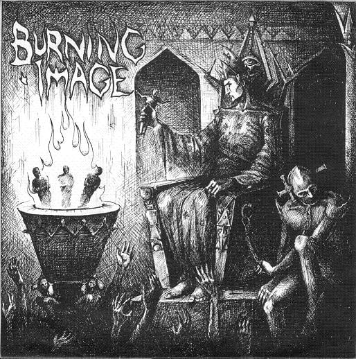 Image of BURNING IMAGE - "THE FINAL CONFLICT" 7"