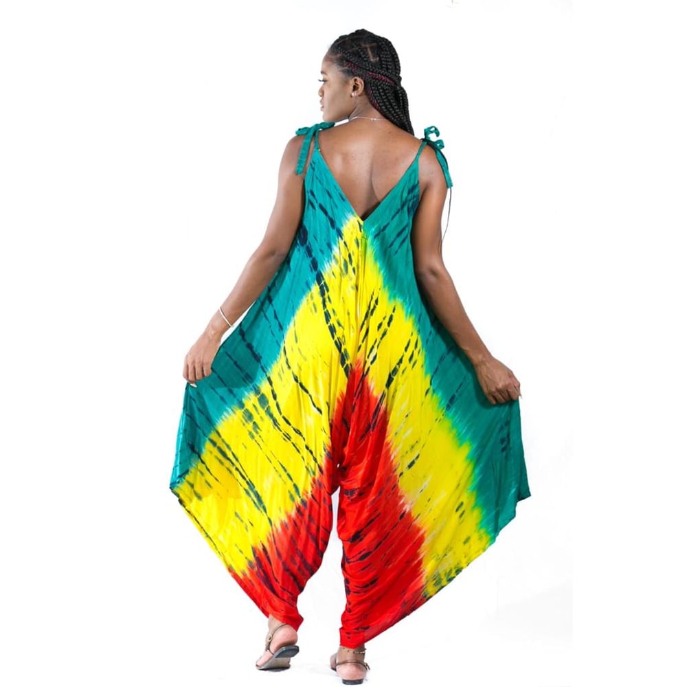 Rasta TyeDye Jumpsuit