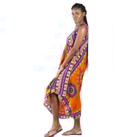 Image 2 of Dashiki vibe Orange jumpsuit