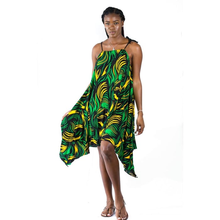 Black Dashiki kaftan dress | Everything Jamaica