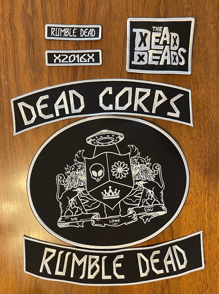 Dead Corps Rocker Patch Set | Rumble Records