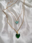 Image 2 of Jade Heart Necklace