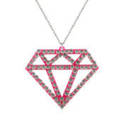 Image of Jumbo Bling Diamante Diamond Acrylic Necklace