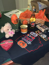 Image 1 of Cleveland Browns Valentine’s Day gift basket