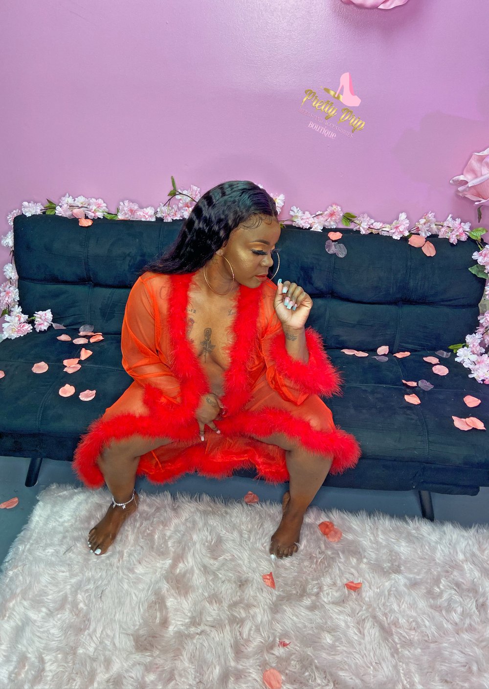 “Call me Tonight” Fur Robe