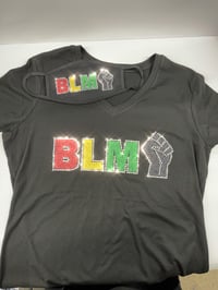 Image 2 of BLM BLING MASKS (BLACK LIVES MATTER)
