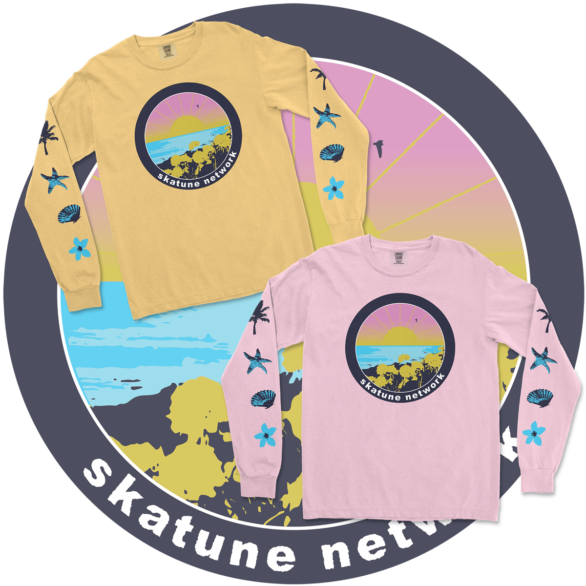 sale-ocean-long-sleeves-pink-or-mustard-skatunenetwork