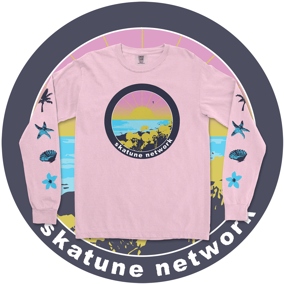 Image of OCEAN | Long Sleeves - Pink or Mustard | 2XL+ available