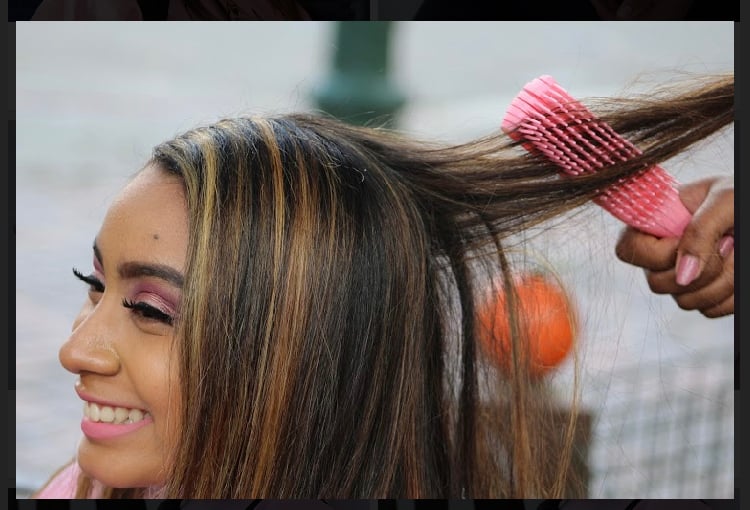 Pink flexi Brush