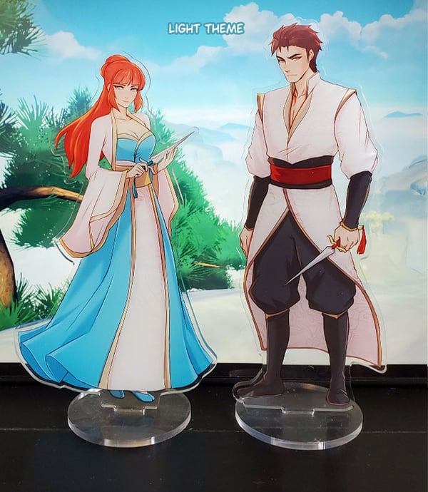 Image of Kyro & Clove Couple Standees (Light or Dark)