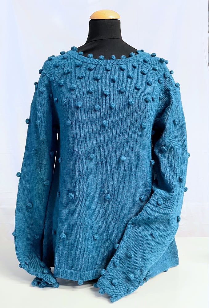 Image of Sweater Dots Paris Blue