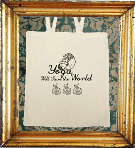 Image of Yoga Will Save the World Canvas Shopper