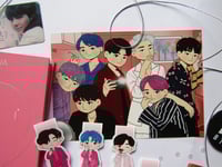 Image 2 of BTS BOOKMARKS AND PRINT - Boy with Luv