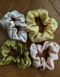 Image 2 of Silk Satin Scrunchies