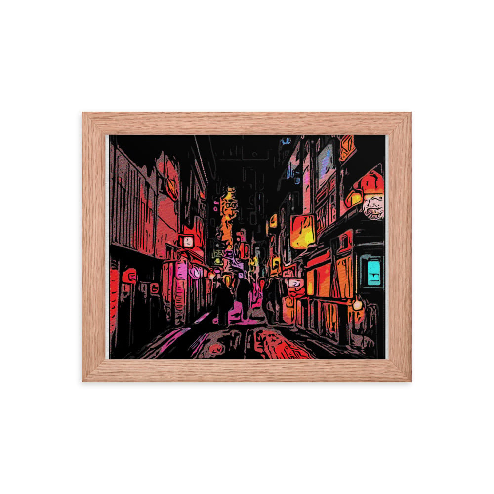 ZEN EXP - Chinatown I Framed photo paper poster