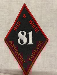 Black & Red Diamond Support Patch