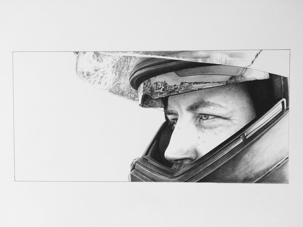 Image of 'James' - Motorcycle Portrait
