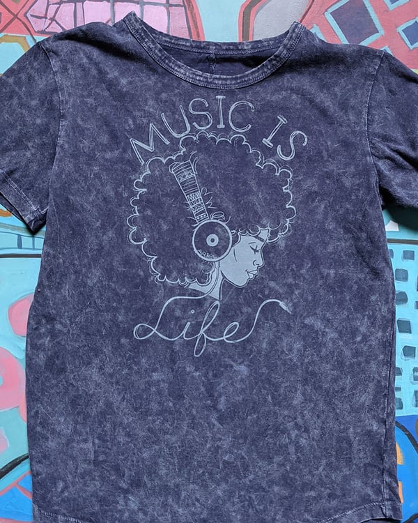 Image of Music is Life Youth and Adult T-Shirt