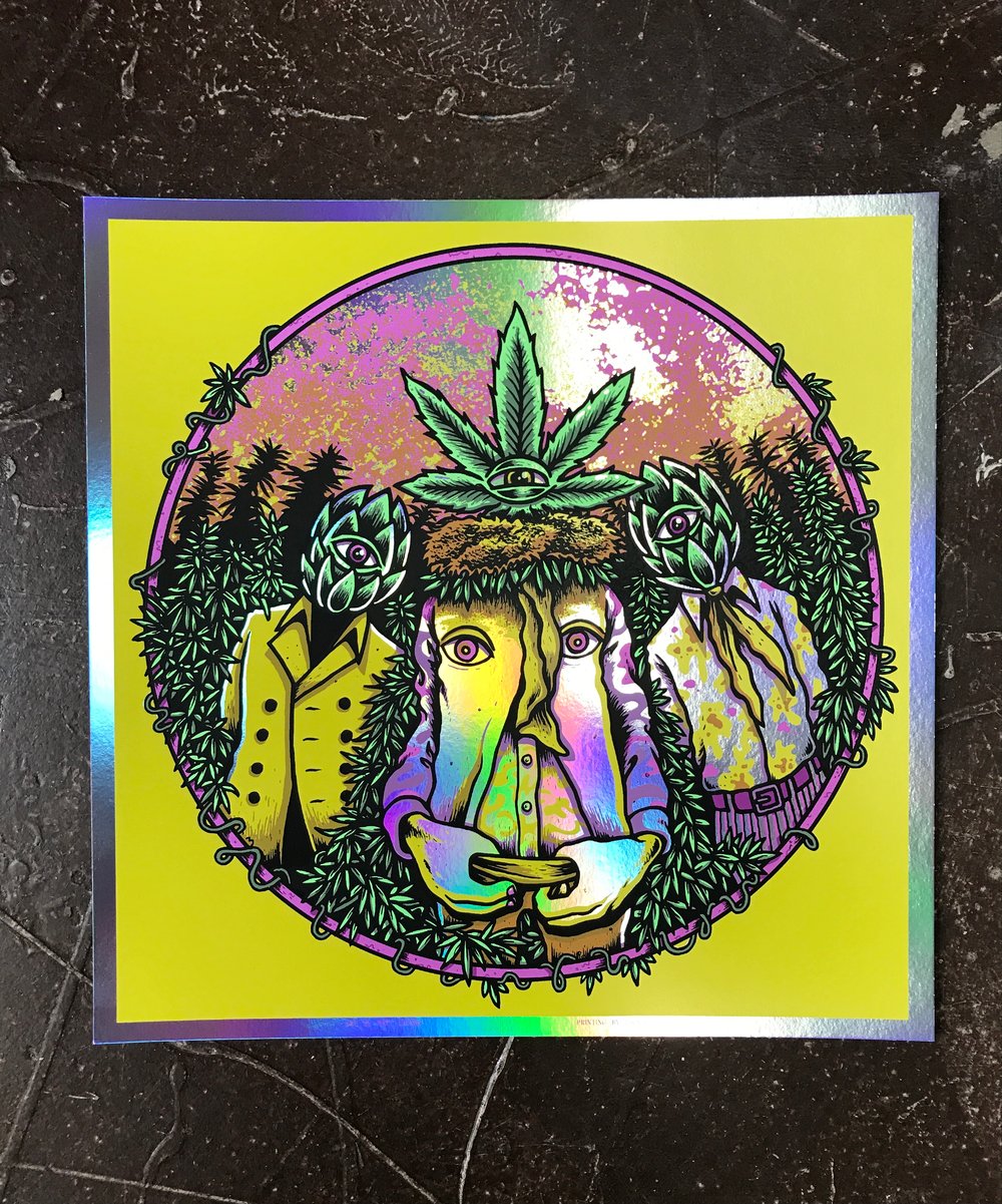 “Purple Haze” - LP Strain print