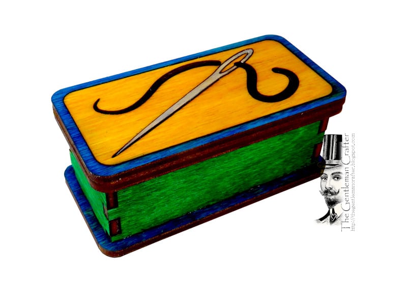 Image of Mini Marquetry Trinket Box Kit- Needle Box