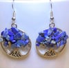 Tree Of Life Lapis Lazuli Earrings