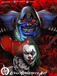 Image 1 of Joker-Pennywise-Violator POSTER
