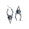 Latrodectus earrings in sterling silver or gold