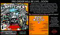 Image 2 of Anti Cimex - "THE COMPLETE DEMOS COLLECTION 82-83" Lp