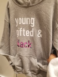 Image 3 of Limited Edition Young/Gifted & Black Hoodies (YOUTH SIZES)