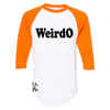 Orange and White Baseball T