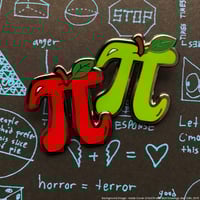 Image 1 of Apple Pi Enamel Pin
