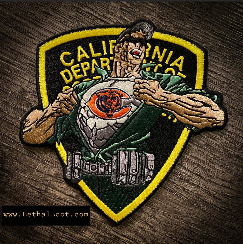 CDCR “Chicago Bears” Sports Fan Velcro Patch