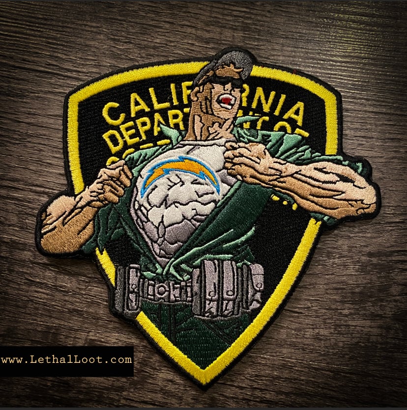 CDCR “Chargers” Sports Fan Velcro Patch