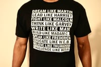 Dream Like Martin Graphic Black T-Shirt - Adult Size 