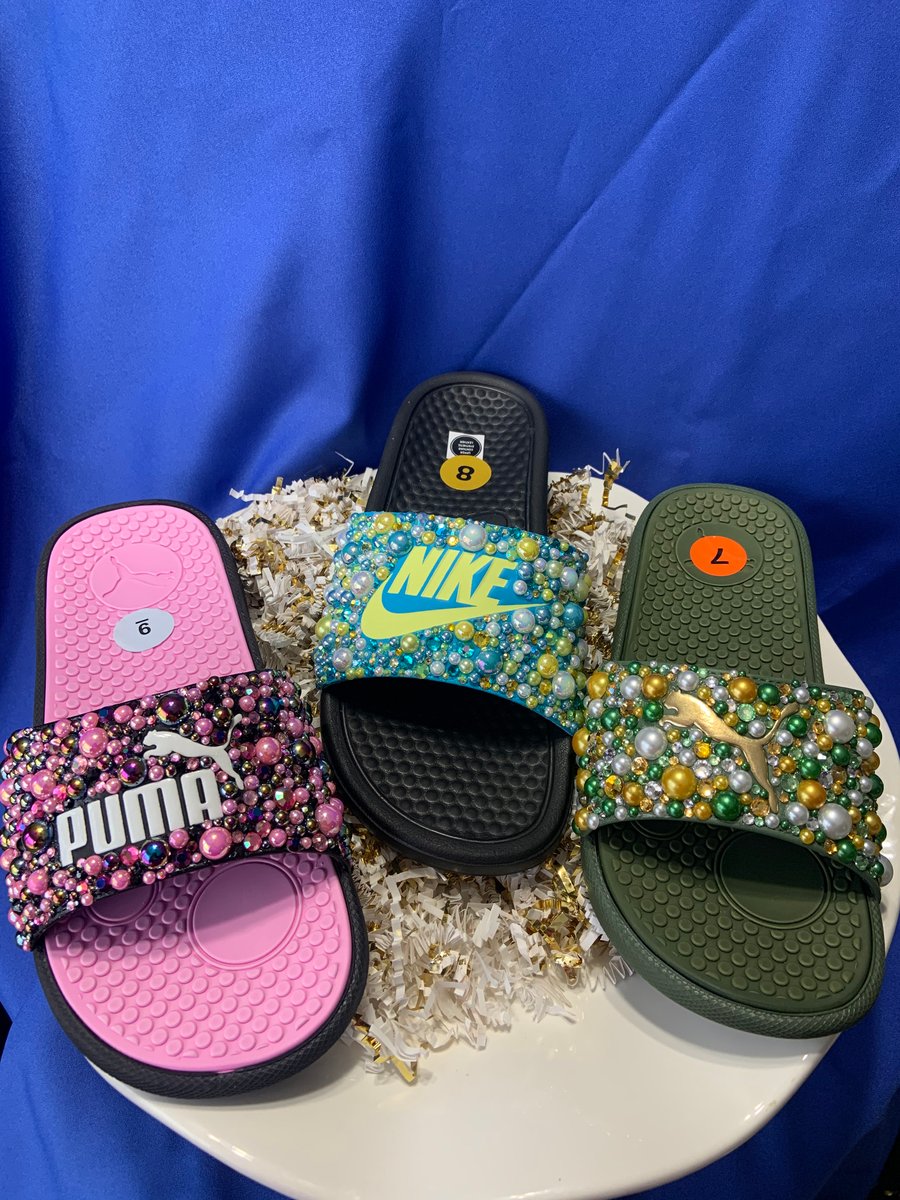 Custom sales puma slides