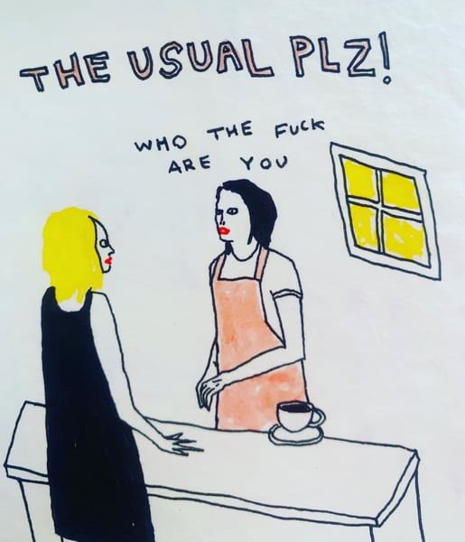 Image of ‘The Usual Plz’ Print