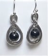 Infinity Onyx Earrings 