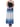 No More Laundry 2 tone Maxi Dress - Blue