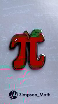 Image 2 of Apple Pi Enamel Pin